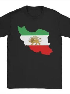 Iran Flag Map T-Shirt